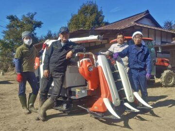 栃木県のお客様へ 中古コンバイン納品です。