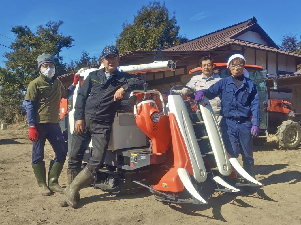 栃木県のお客様へ 中古コンバイン納品です。